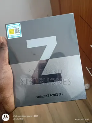 New Samsung Galaxy Z Fold 3 256 GB Black