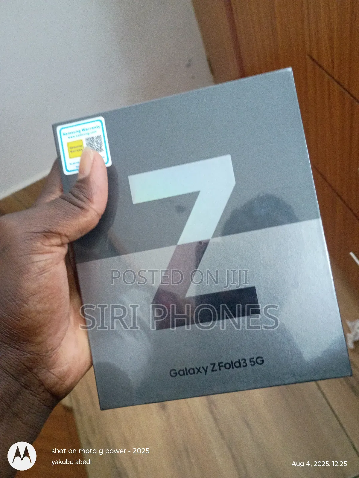 New Samsung Galaxy Z Fold 3 256 GB Black