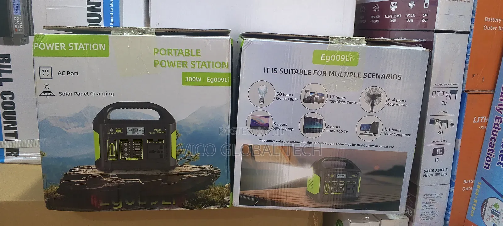 Portable Power Station 300w With And Without Solar Panel