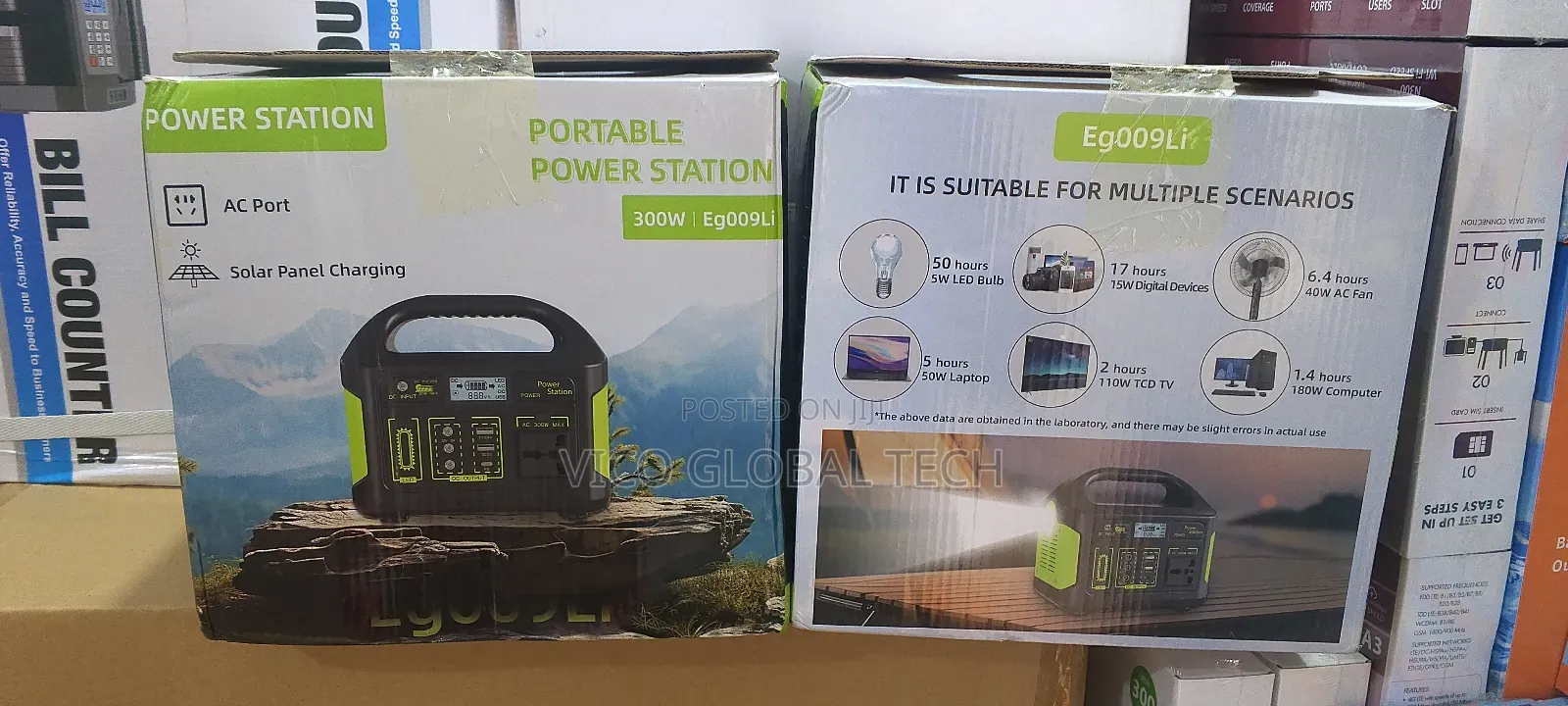 Portable Power Station 300w With And Without Solar Panel