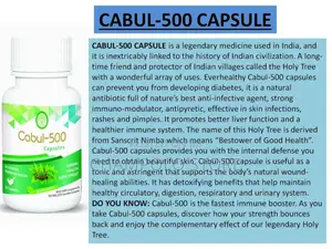 Cabul-500 Capsule — Detox, Immunity Clear Skin Support