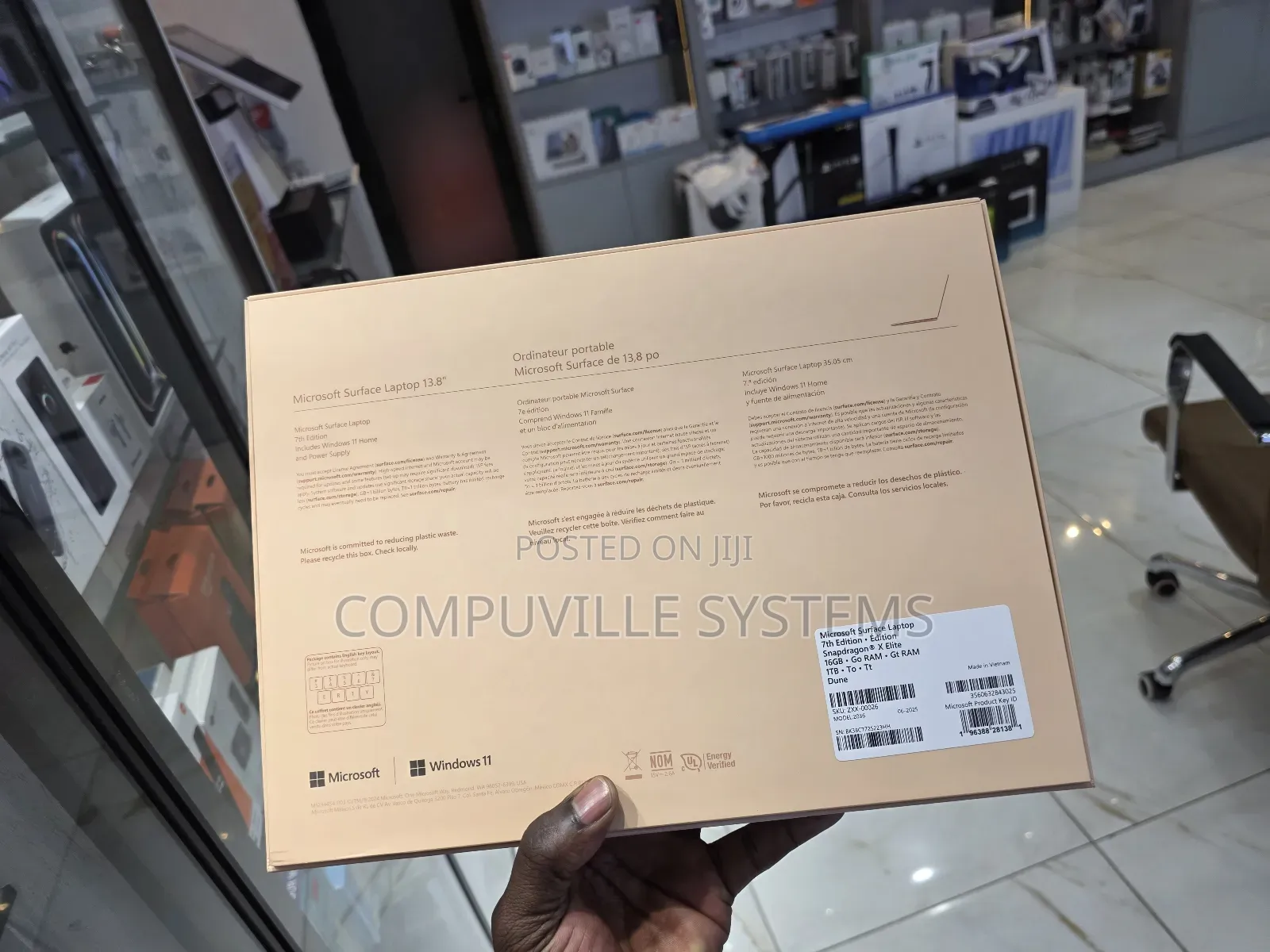New Microsoft Surface Laptop 7 16GB Qualcomm Snapdragon X Elite SSD 1T