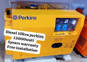 Heavy Duty Perkins 10kva Diesel Generator 13000watt 10kva