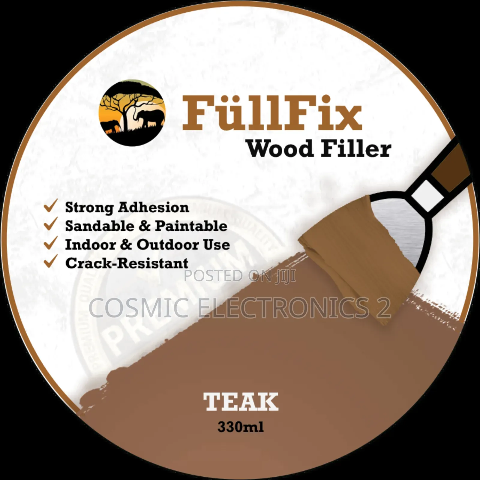 Fullfix Wood Filler – Premium Crack-Free | Fast Drying