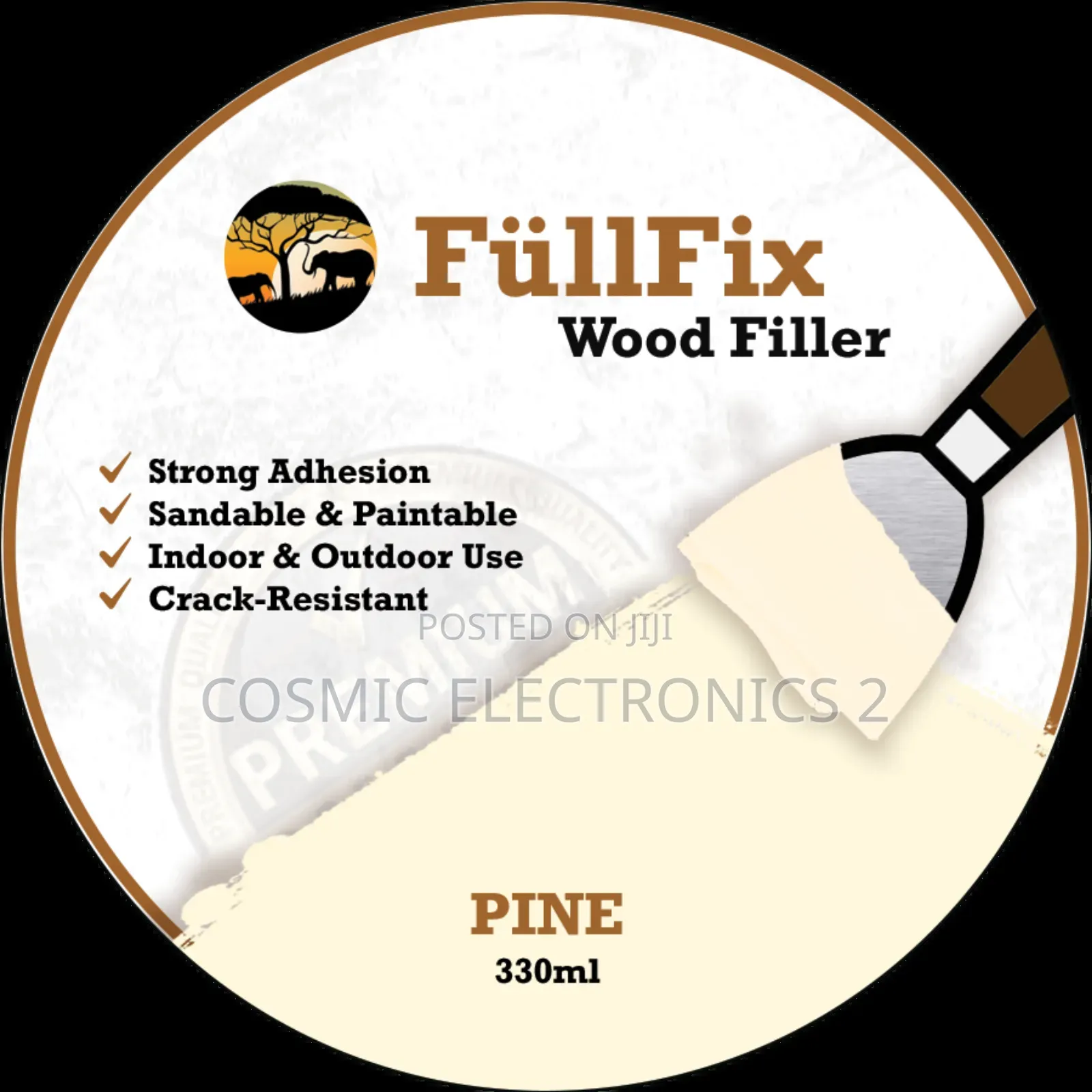 Fullfix Wood Filler – Premium Crack-Free | Fast Drying