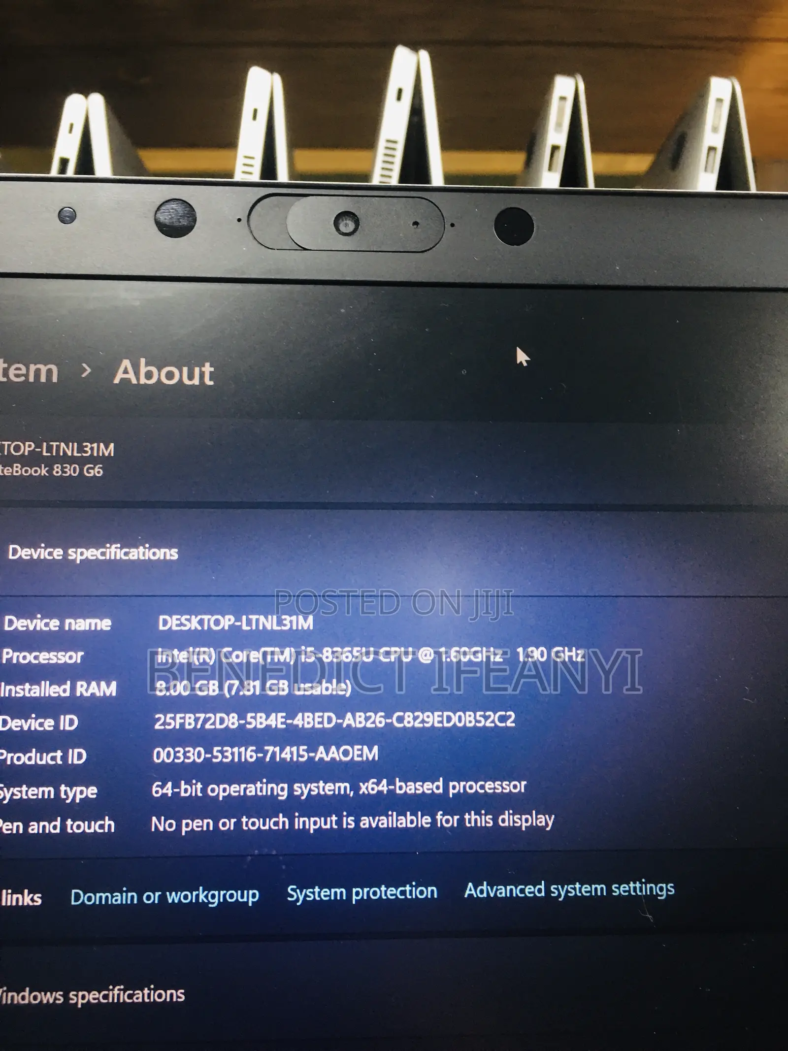 Laptop HP EliteBook 830 G6 8GB Intel Core I5 SSD 256GB