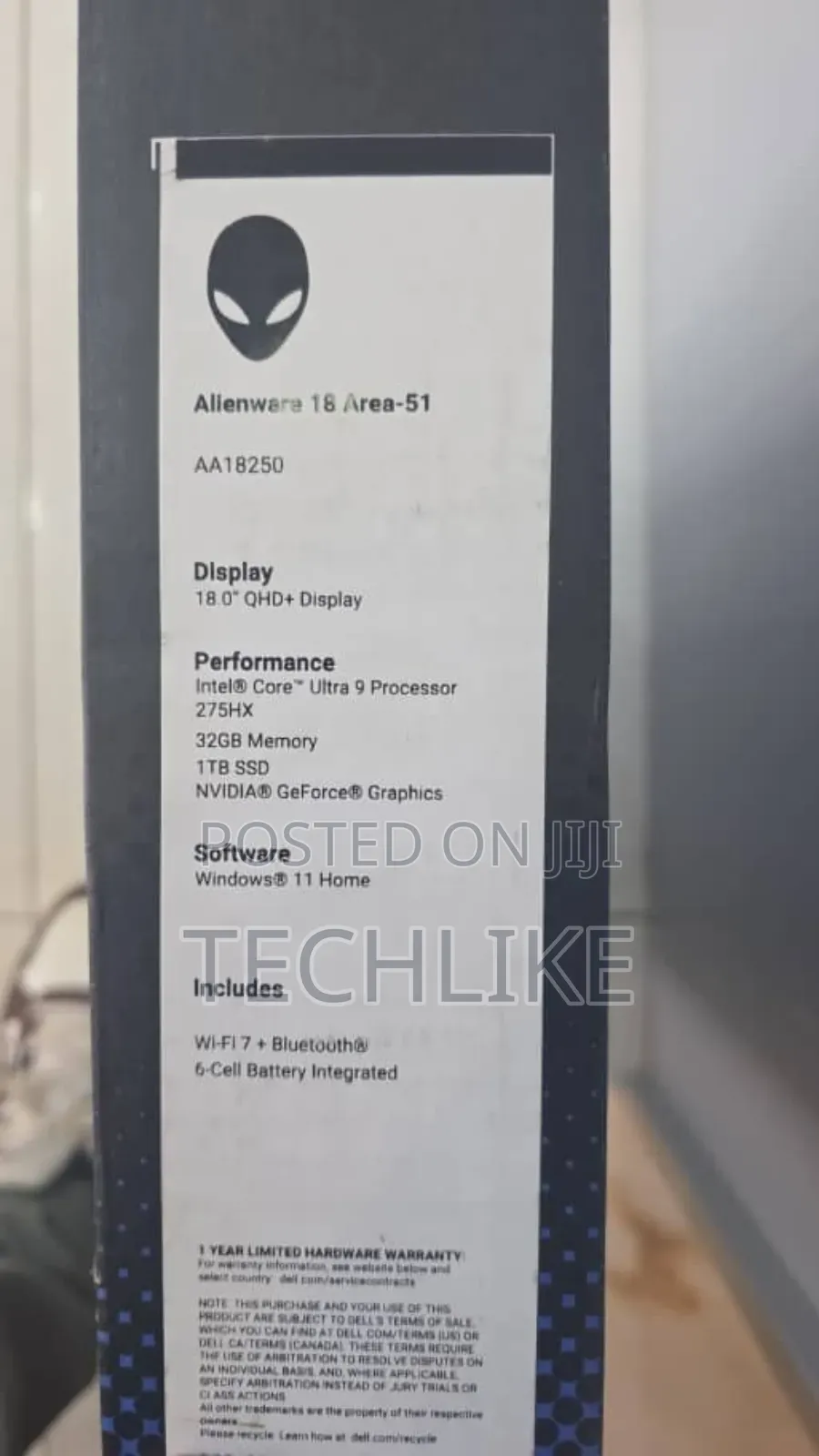 New Laptop Dell 32GB Intel Core Ultra 7 SSD 1T