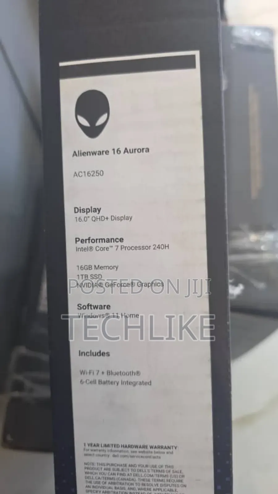 New Laptop Dell 32GB Intel Core Ultra 7 SSD 1T