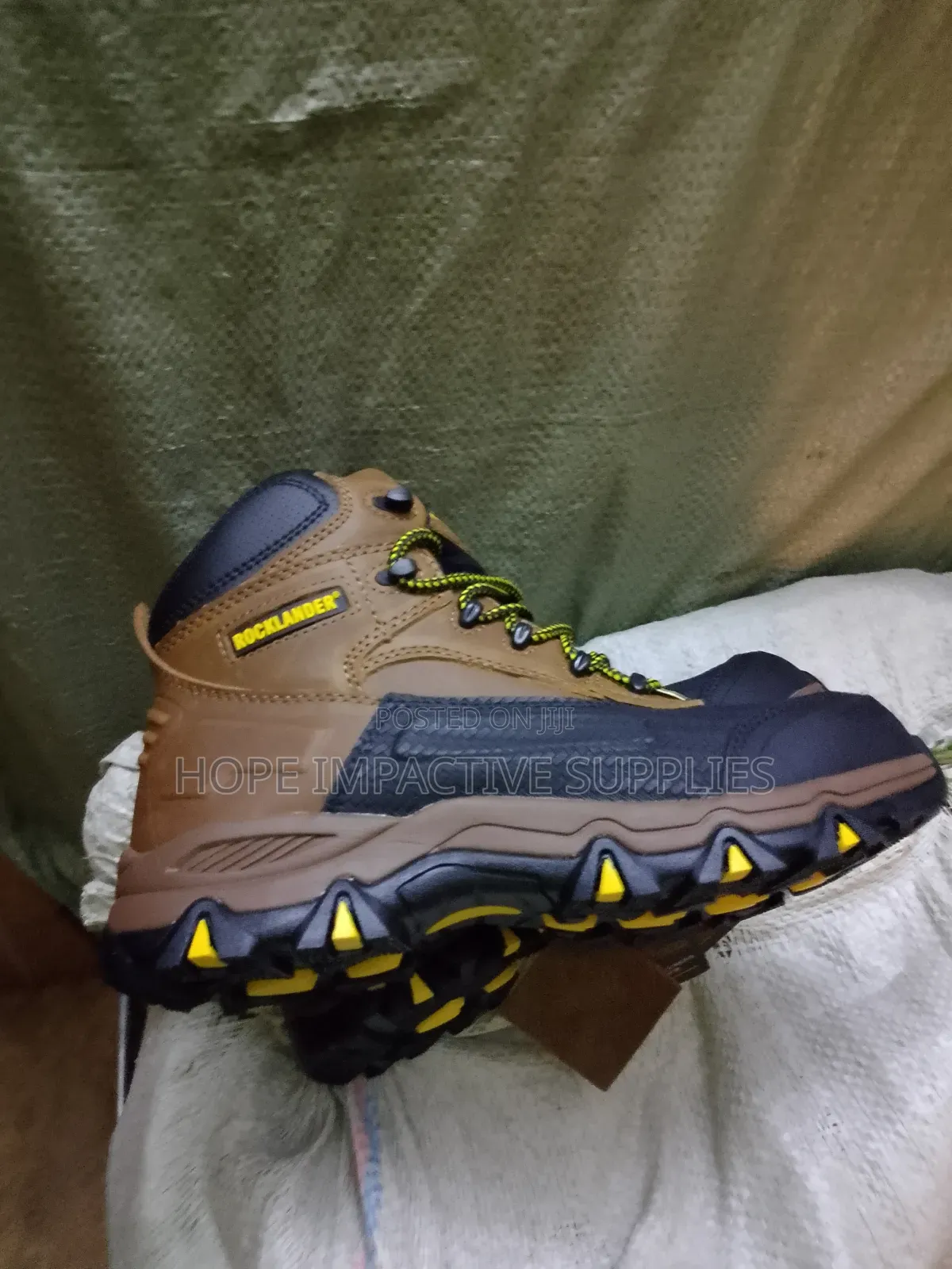 Rocklander Safety Boots.