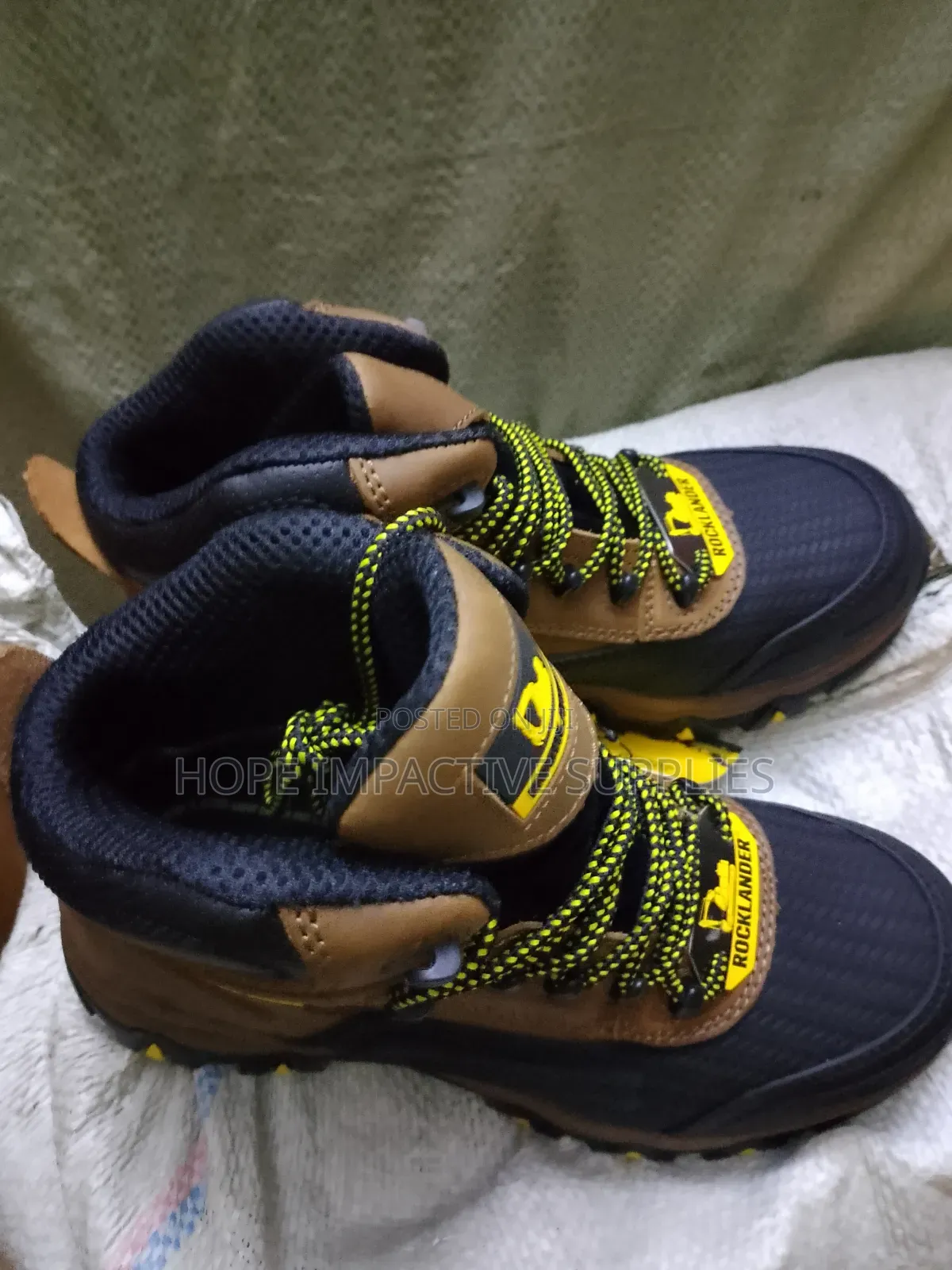 Rocklander Safety Boots.