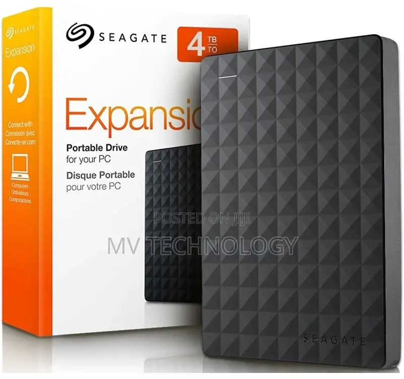 Seagate Expansion 4tb Usb 2.5" Portable External Hard Drive