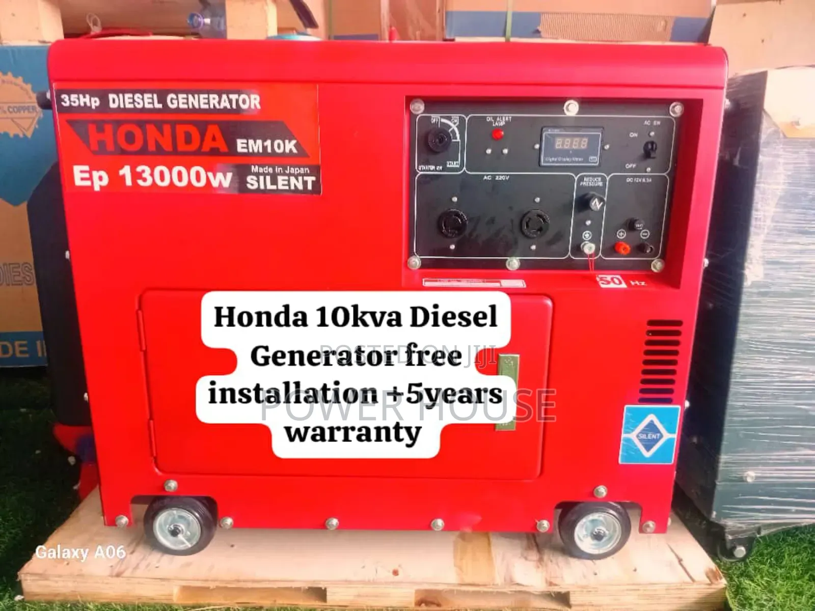 Spark Power Unit Honda Diesel Generator 10kva Silent