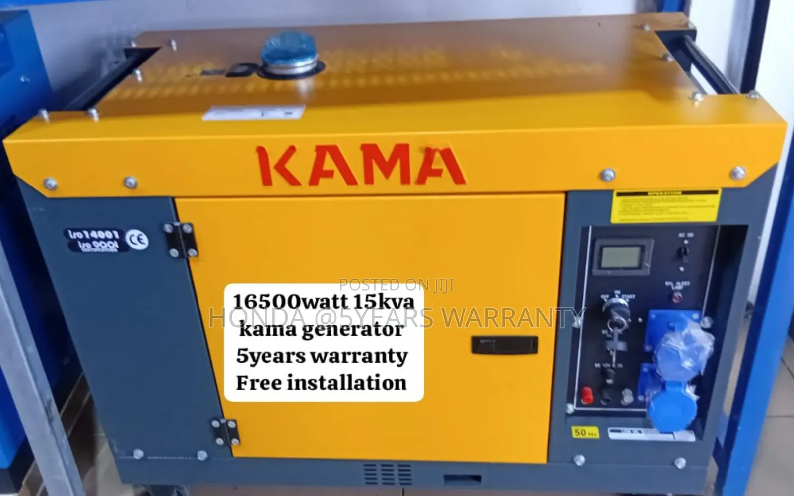 Kama 16500watt 15kva Dedical Facility Power Generator 15kva