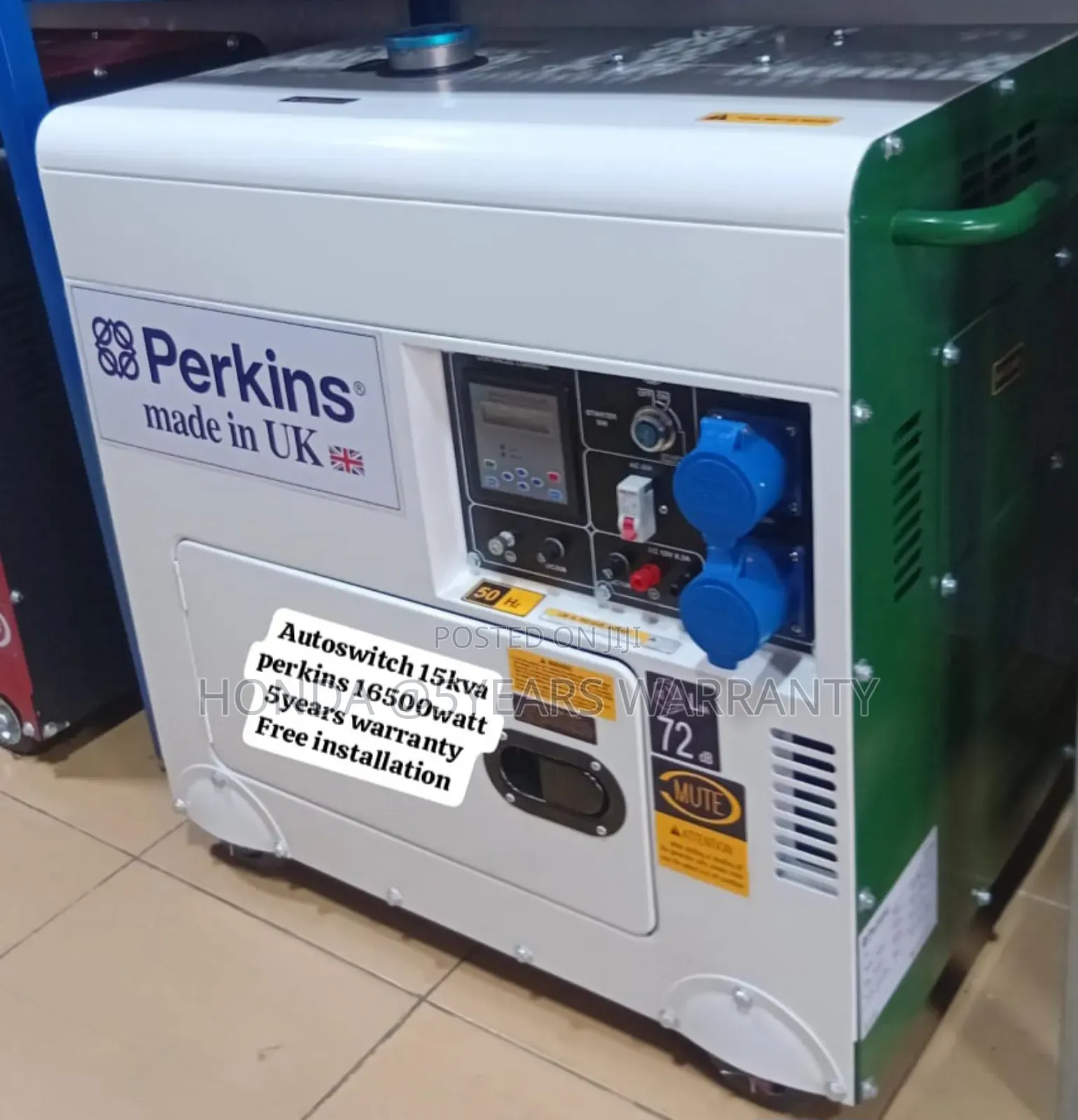 Retail Business Solution Perkins 15kva 16500wax Diesel 15kva