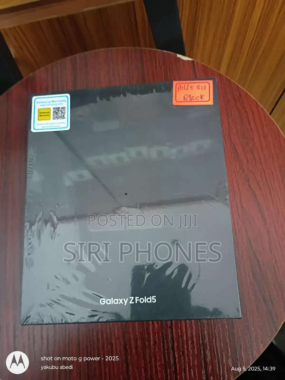 New Samsung Galaxy Z Fold 5 256 GB Black