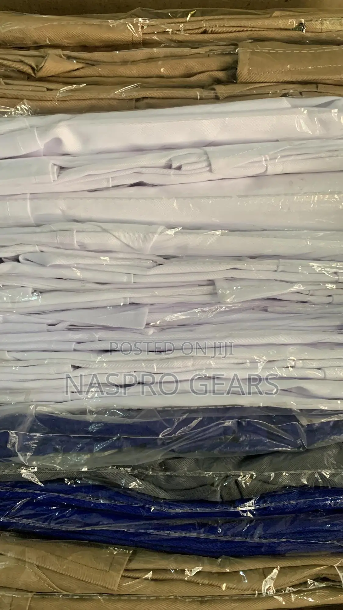 Overcoats (White, Blue Black, Blue, Khaki) Sizem, L, Xl, Xxl