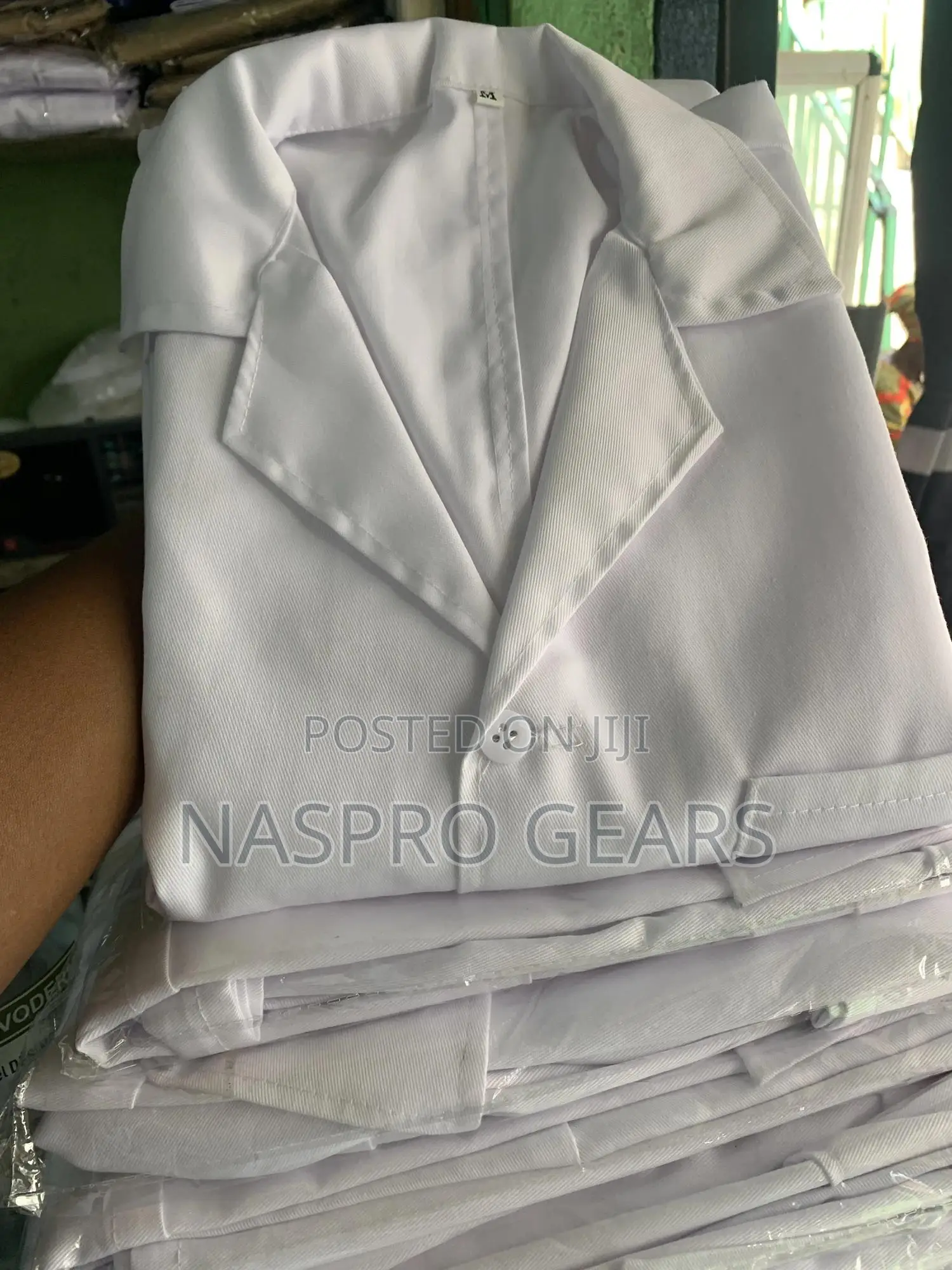 Overcoats (White, Blue Black, Blue, Khaki) Sizem, L, Xl, Xxl