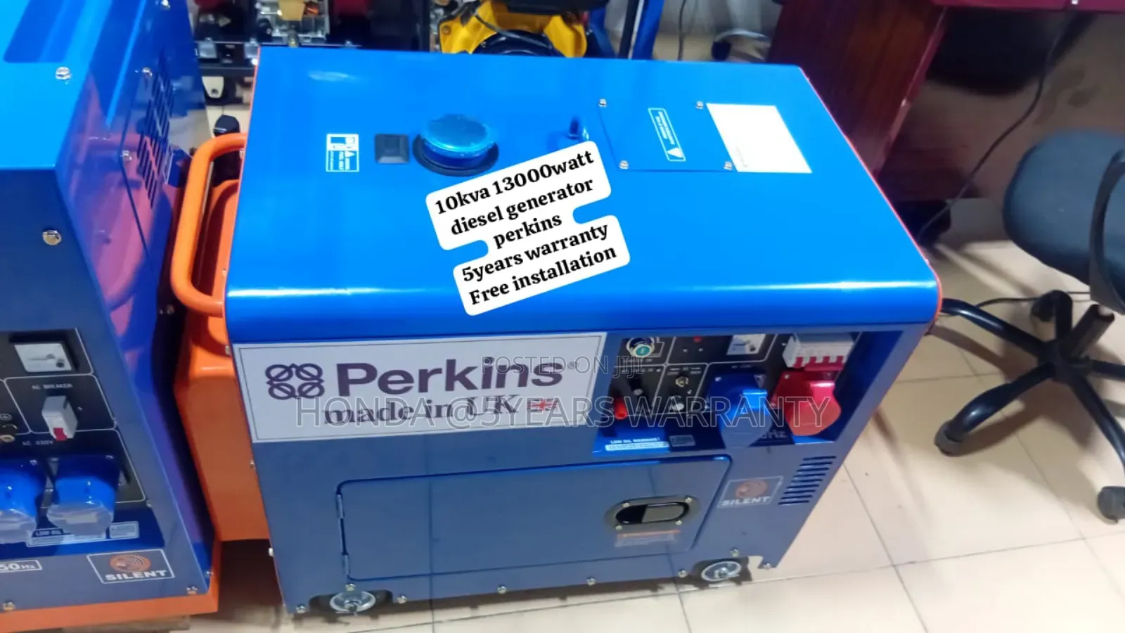 Standby Generator Perkins 10kva 3phase 13000watt Diesel
