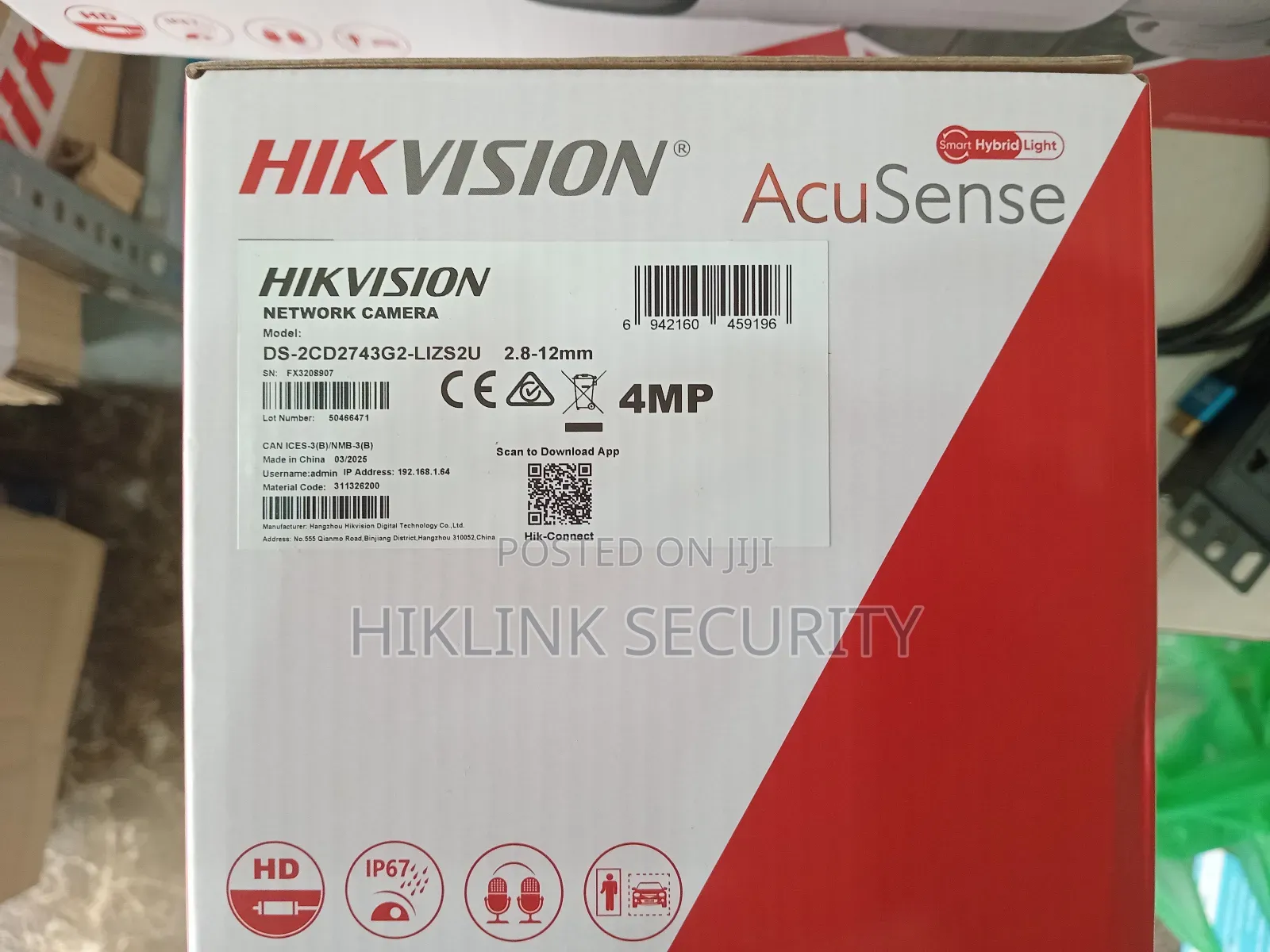 Hikvision Acu Sense Vf 2743g2-Lizs2u
