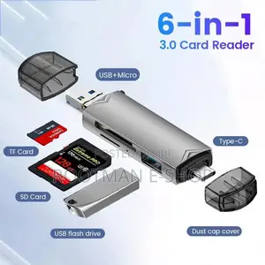 Sd Card Reader, Seminer 6-in-1 Usb C/Usb 3.0 Dual Slot