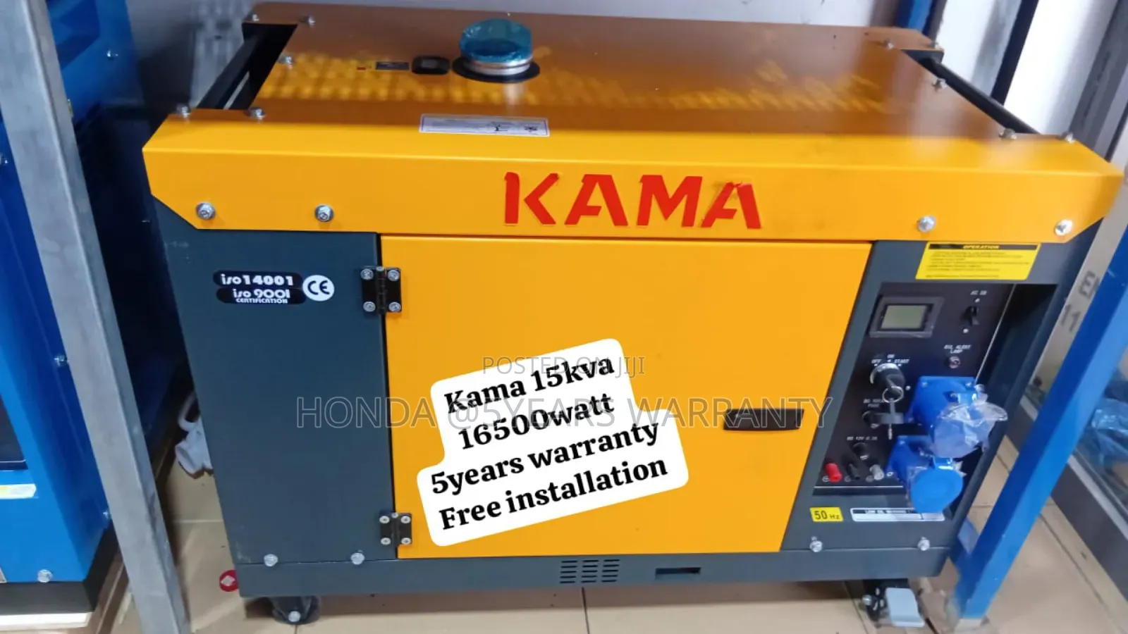 Potable Power Kama 15kva 16500wax Diesel Generator 15kva