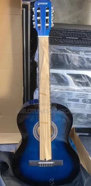 Givson Blue Acoustic Guitar