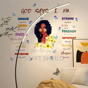 God Says Butterfly Room Wall Decor