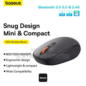 Baseus F01b Wireless Mouse (2.4ghz + Bluetooth 3.0+5.0)