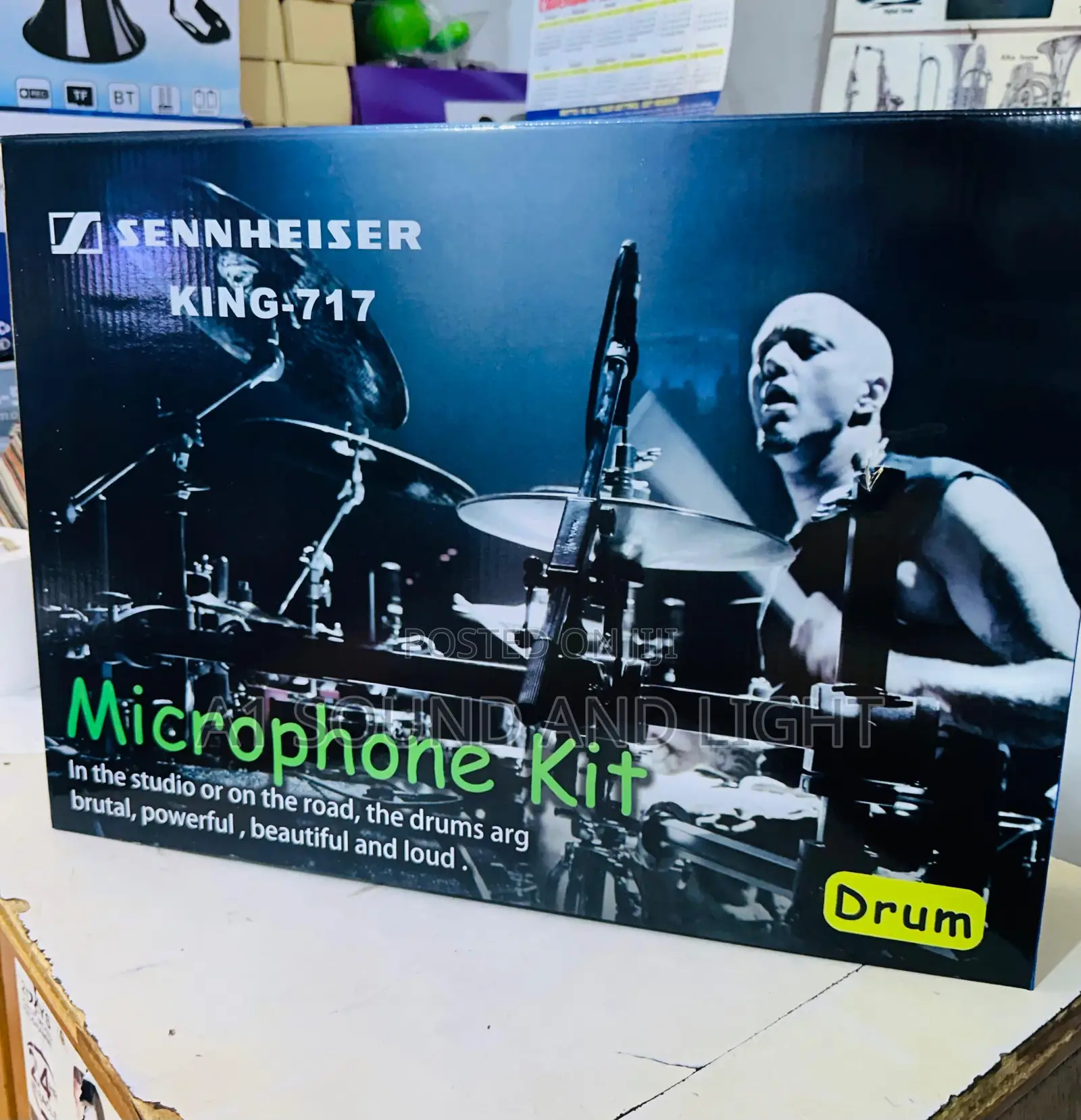 Sennheiser King - 717 7 Pcs Drum Microphone Set