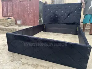 Brand New Black Foreign Double Bedframe for Sale