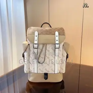 Coach Backpack White and Brown