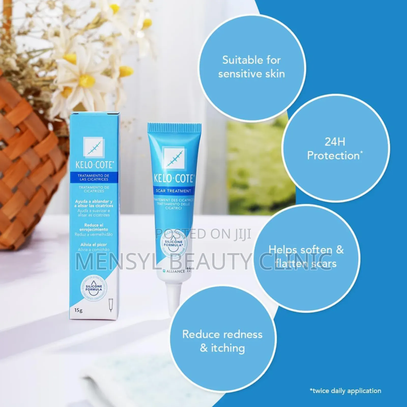 Kelo-Cote Scar Treatment Gel –Clinically Advanced Silicone