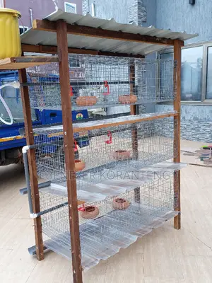 6 Unit Rabbit Cage