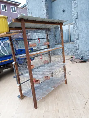 6 Unit Rabbit Cage