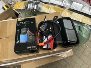 Battery Jump Starter With Tire Inflator Kit