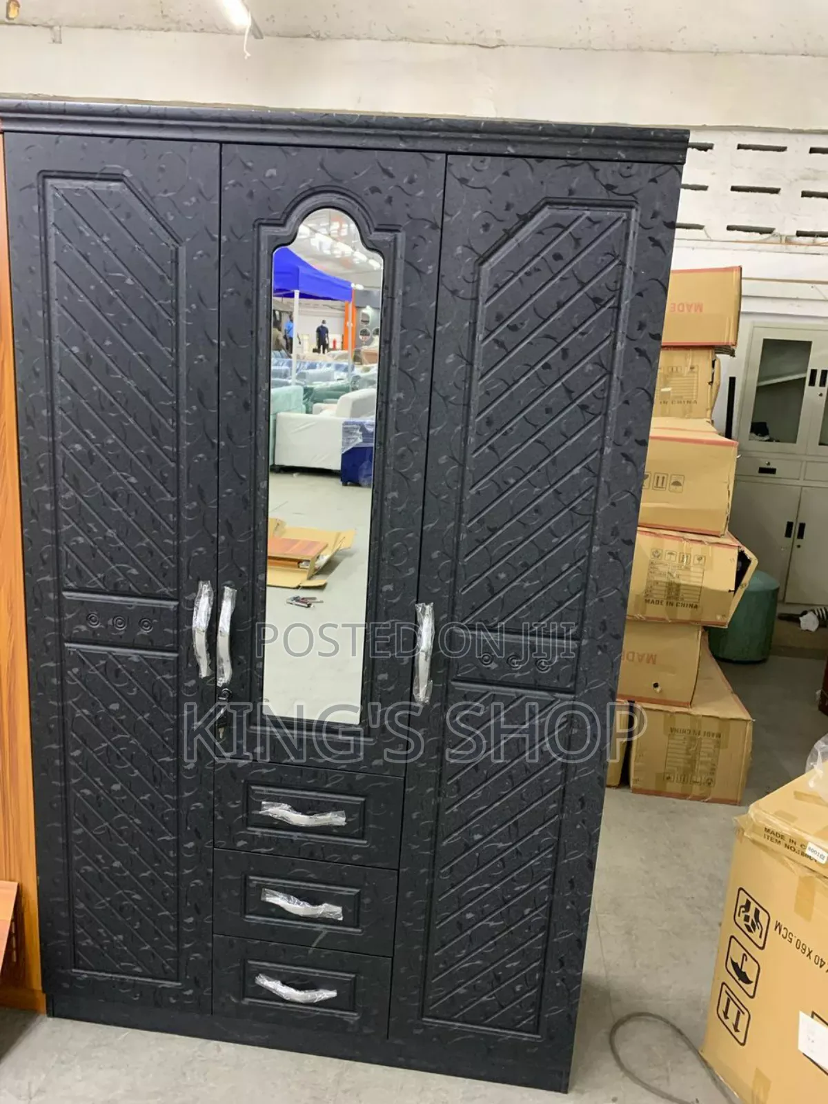 Black 3in1 Wardrobe