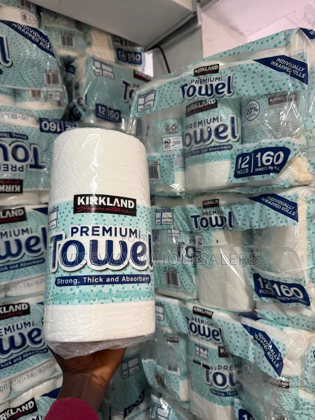 Kirkland Premium Towel. Wrapped Rolls. Unwrapped Rolls