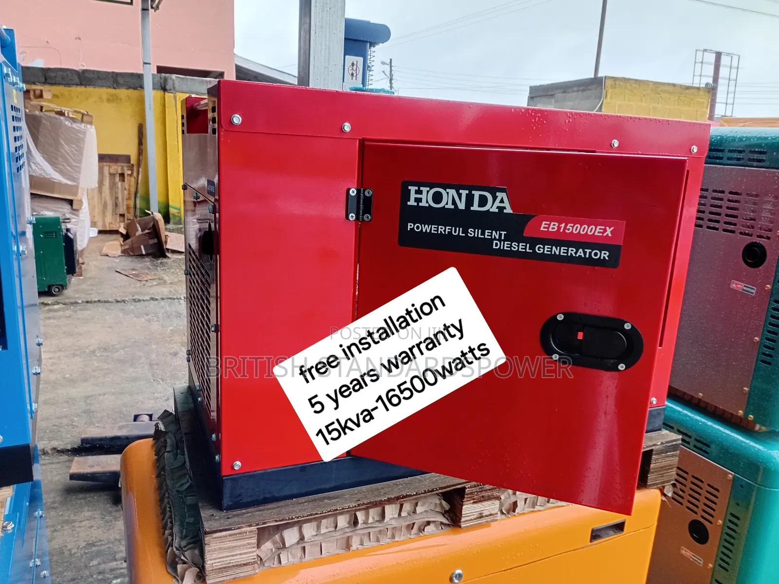 Large Scale Flow 15kva Remote Control Generator