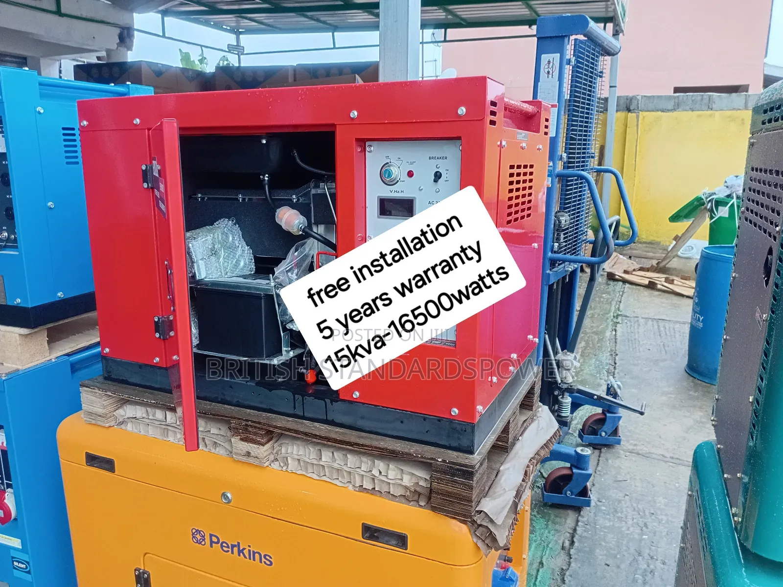 Compact Key Start 15kva Silent Diesel Generator