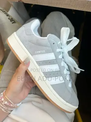 Adidas Campus 00s "Low Tone Grey/White" Sneakers