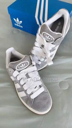 Adidas Campus  "Charcoal Grey/White" Sneakers