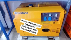 Yellow Perkins 10kva 13000watt Generator for Remote Areas