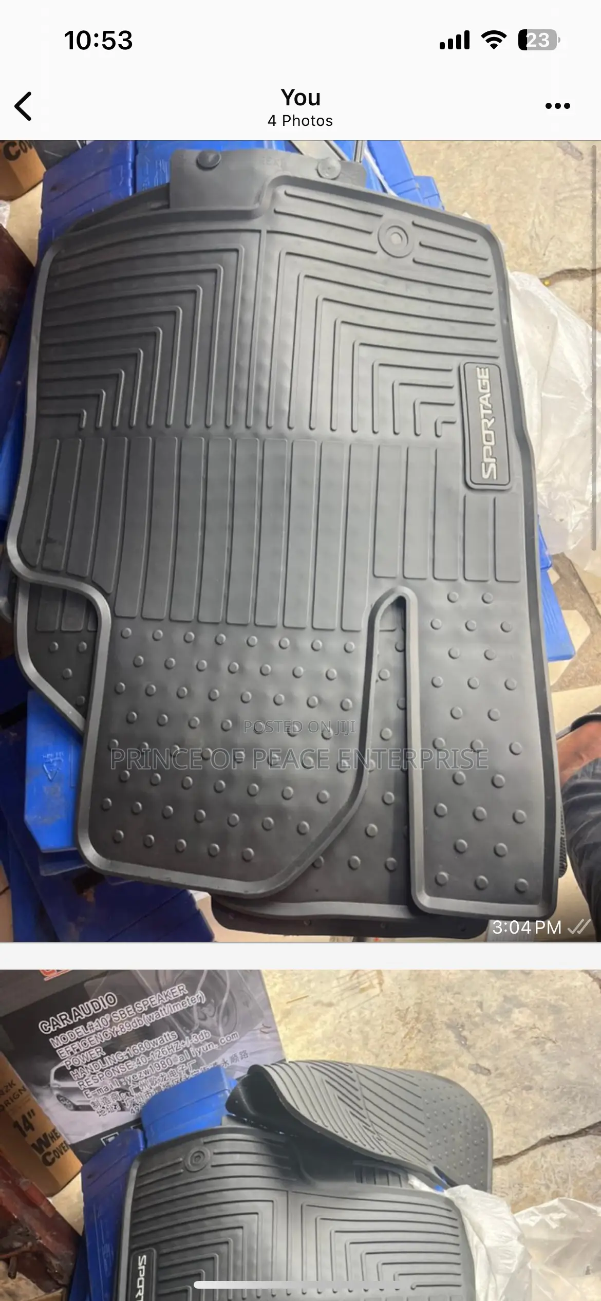 Kia Sportage Floor Mat Set