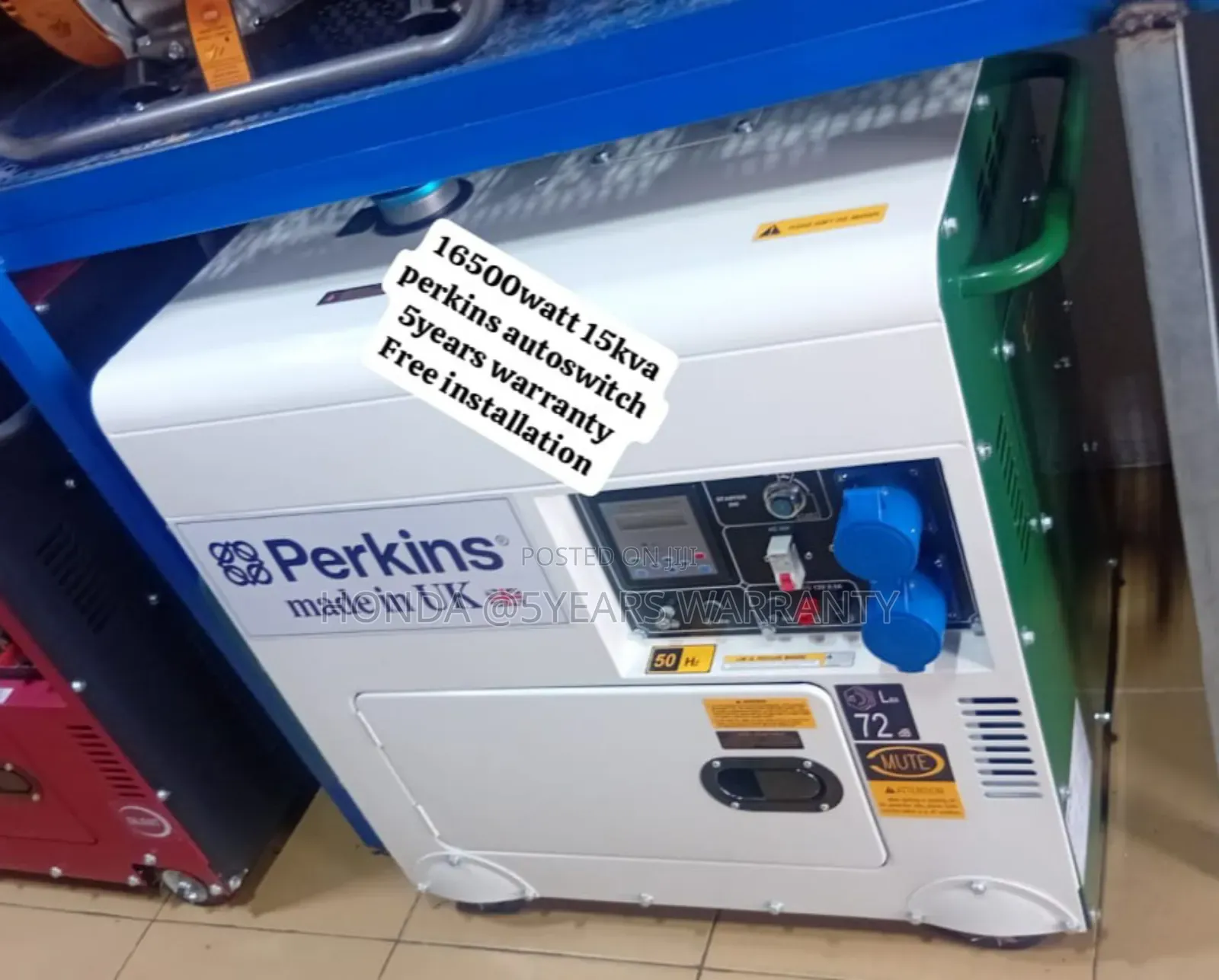 Advanced Technology Perkins 15kva 16500watt Diesel Generator