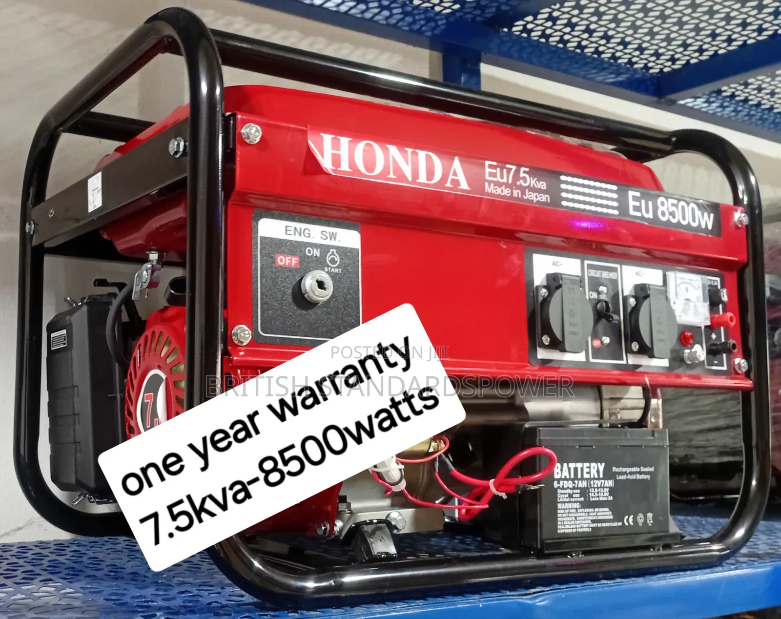 Ensuring Uptime 7.5kva Petrol Generator