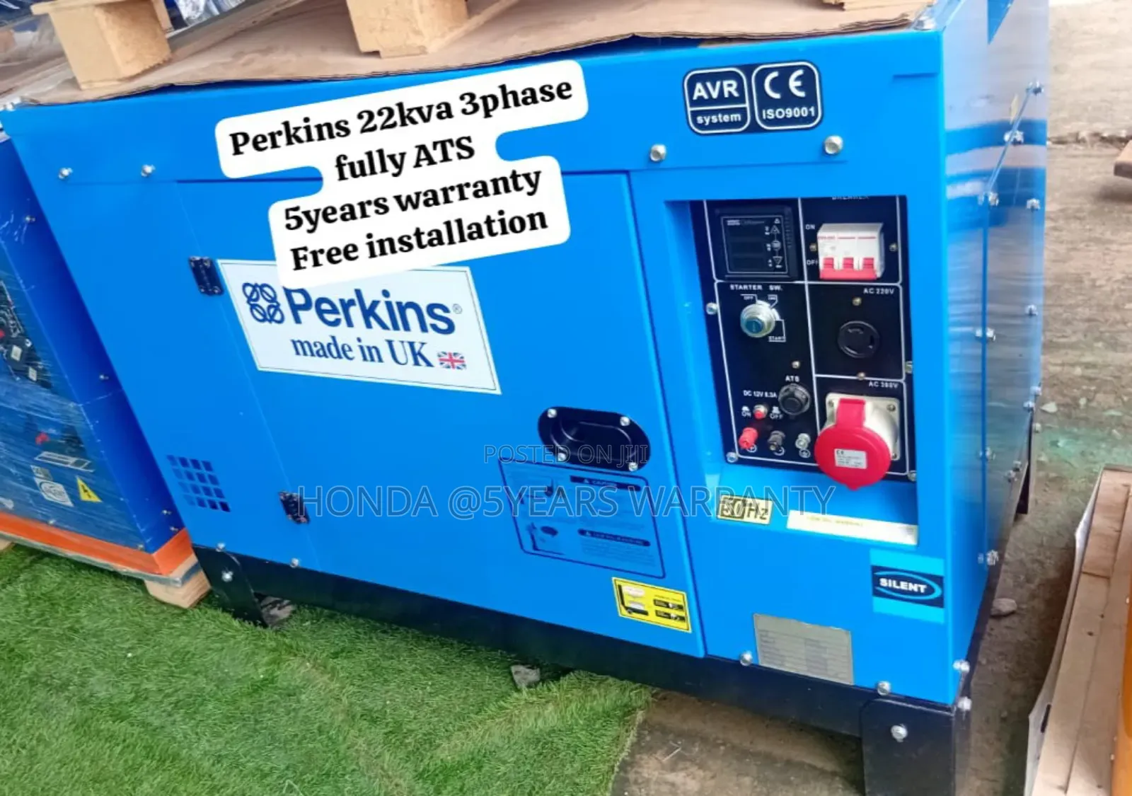 Educational Institutions Perkins 22kva 3phase Generator Ats