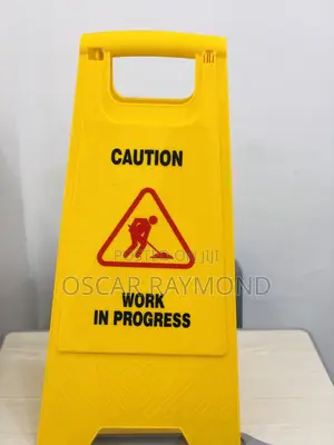 Work Caution Sign