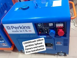 Three Phase 10kva 13000watt Perkins Diesel Generator 10kva