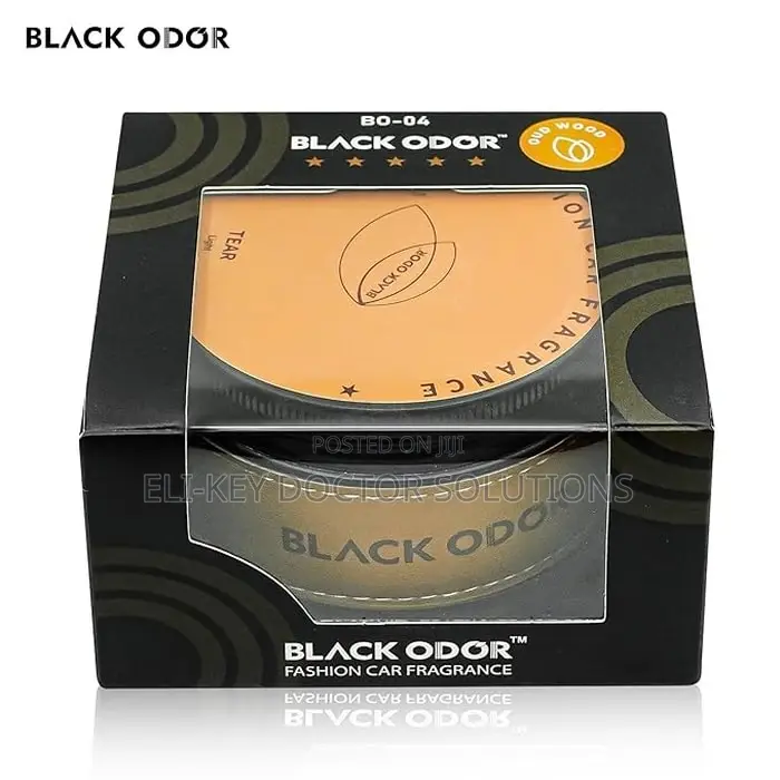 Black Odor Air Freshener Perfume for Car, Home, Office