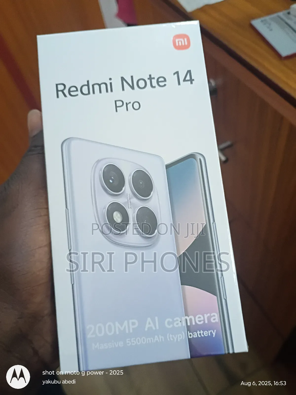New Xiaomi Redmi Note 14 Pro 256 GB Black